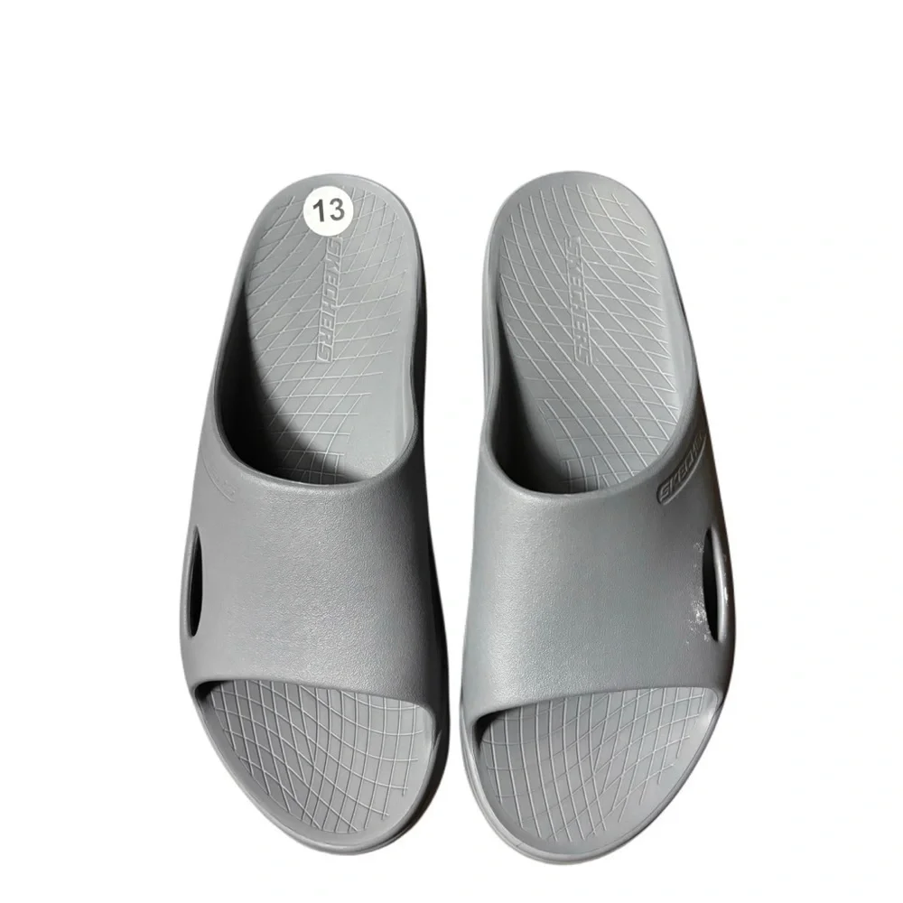 Skechers gray comfortable walking sandals for Men